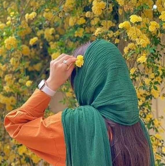 عکس پروفایل دخترونه شیک با روسری