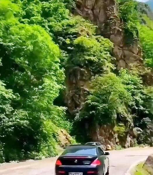 عکس جاده چالوس در تابستان