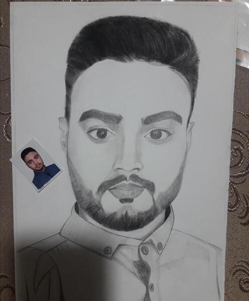 عکس نقاشی صورت طراحی