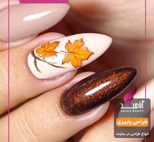 عکس مدل ناخن پاییزه ۱۴۰۰