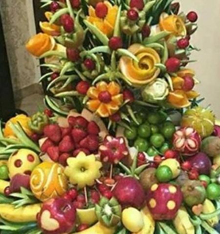 عکس ظرف میوه شیک
