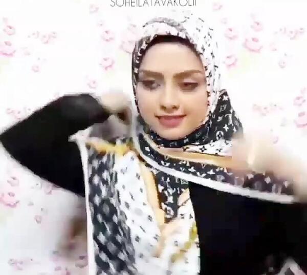 عکس شال حجابی