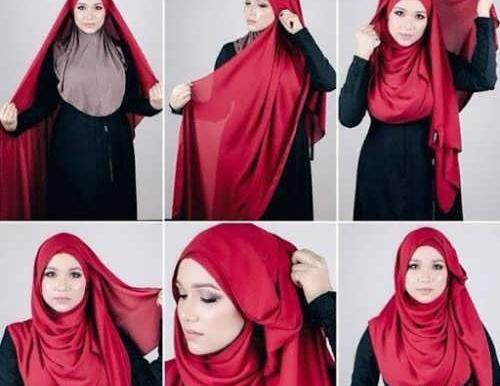 عکس شال حجابی