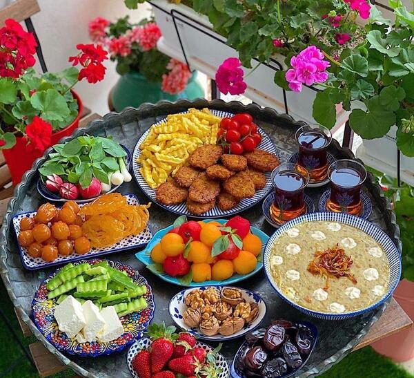 عکس ایده برای غذای افطاری