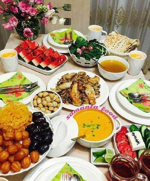 عکس ایده برای غذای افطاری