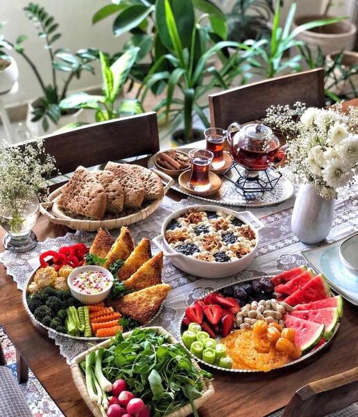 عکس ایده برای غذای افطاری