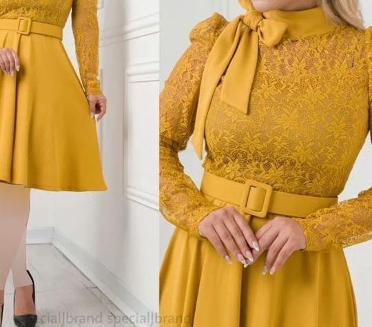 عکس لباس دخترانه خردلی