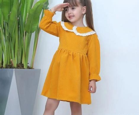 عکس لباس دخترانه خردلی