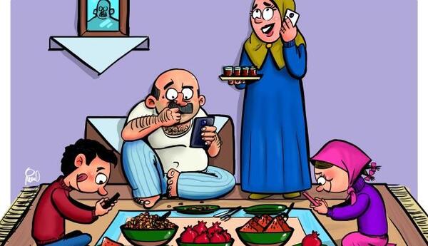 عکس شب کارتونی