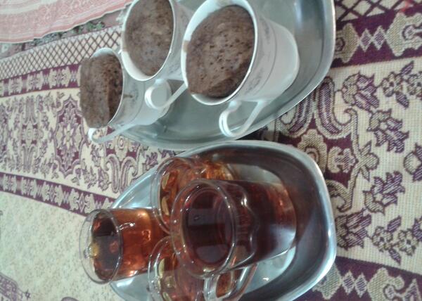 عکس چای و کیک