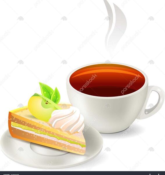 عکس چای و کیک
