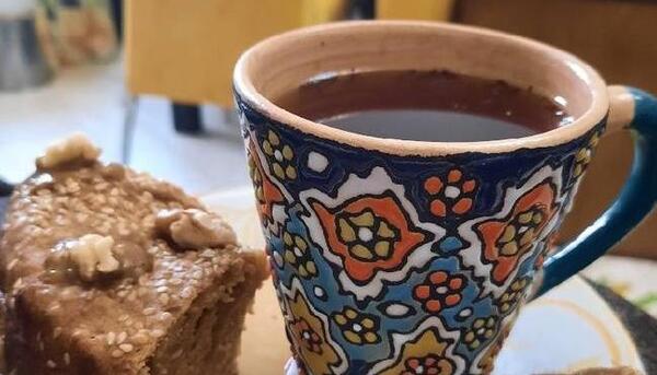 عکس چای و کیک