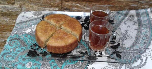 عکس چای و کیک