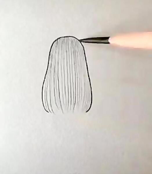 عکس نقاشی دختر در باران ساده