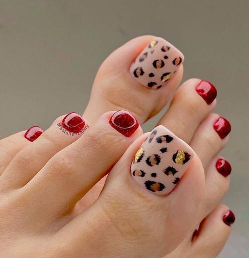 عکس مدل های فرنچ ناخن پا