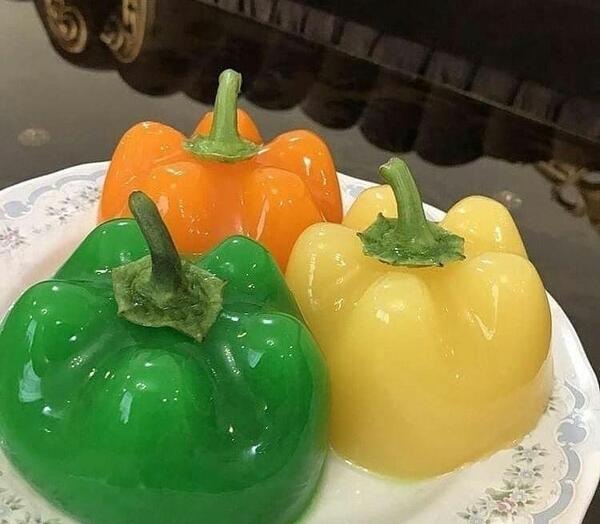 عکس ژله فلفل دلمه ای