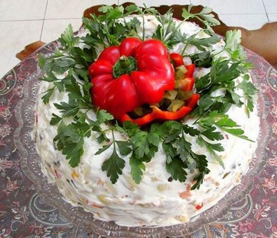 عکس ژله فلفل دلمه ای