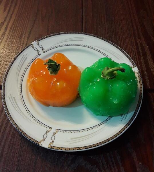 عکس ژله فلفل دلمه ای
