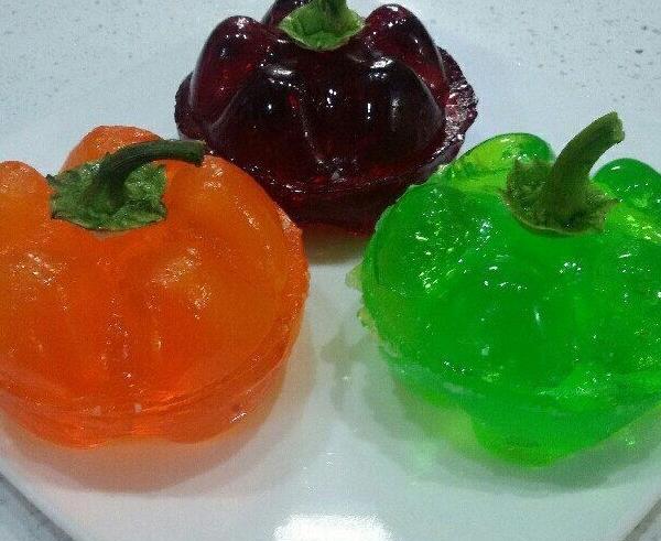 عکس ژله فلفل دلمه ای