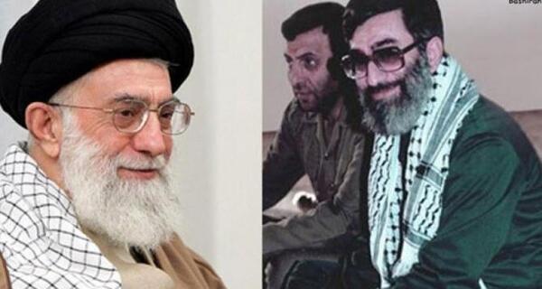 عکس حاج قاسم با چفیه بر سر