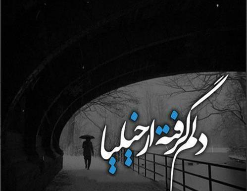 عکس نوشته گاهی انقدر دلت میگیرد