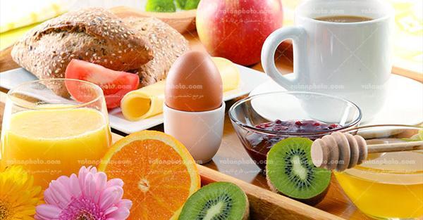 عکس بک گراند صبحانه