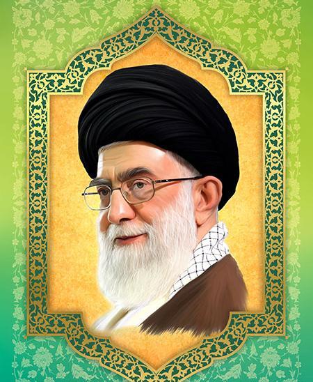 عکس خام خامنه ای