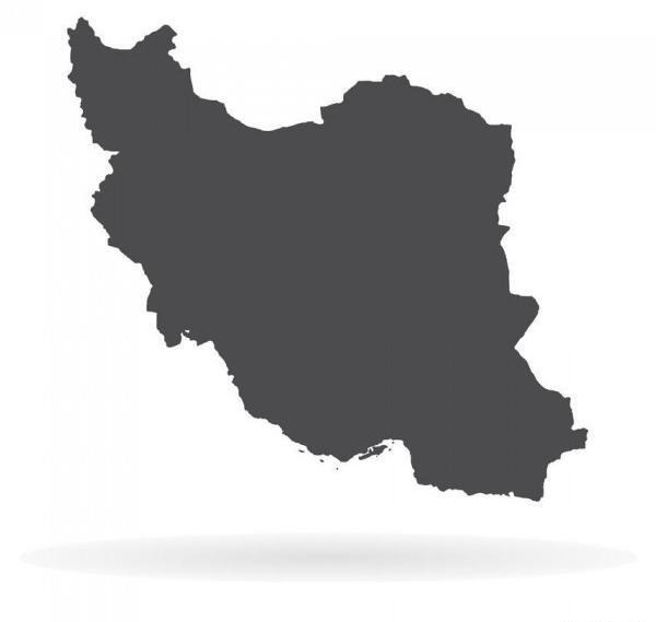 عکس ایران سیاه با دریاهاش