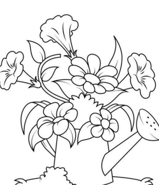 عکس نقاشی گلدان