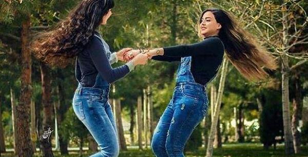 عکس دونفره خواهر
