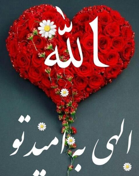 عکس الله تو قلب