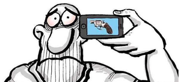 عکس خودکشی کارتونی