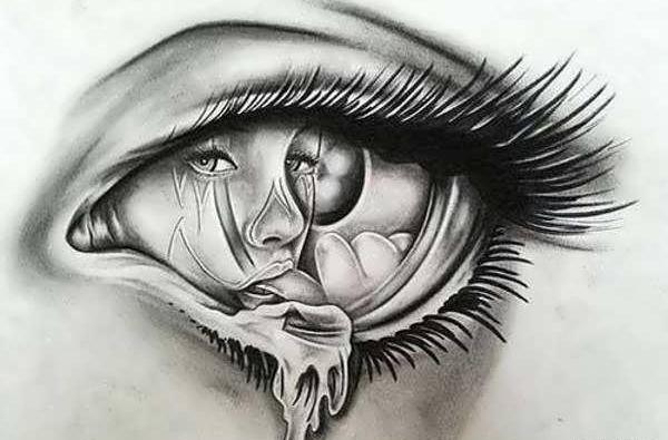 عکس پروفایل اشک چشم دختر
