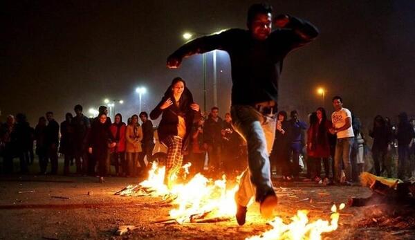 عکس مراسم چهارشنبه سوری