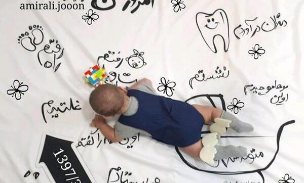 عکس نوزاد پسر فانتزی