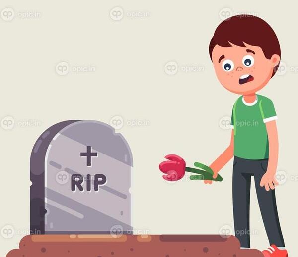 عکس قبر کارتونی
