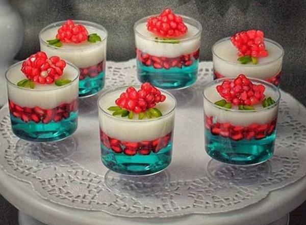 عکس ژله در ظرف پیرکس