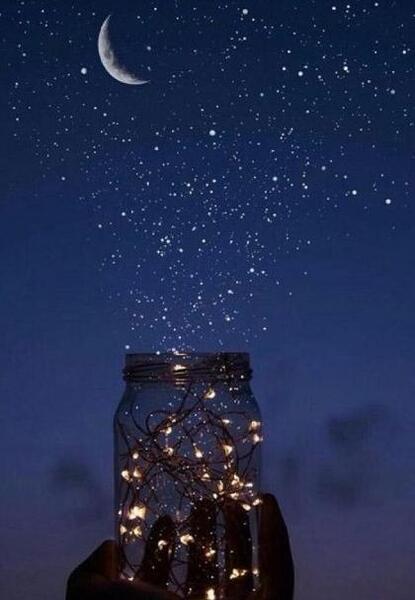 عکس شب پر ستاره برای پروفایل