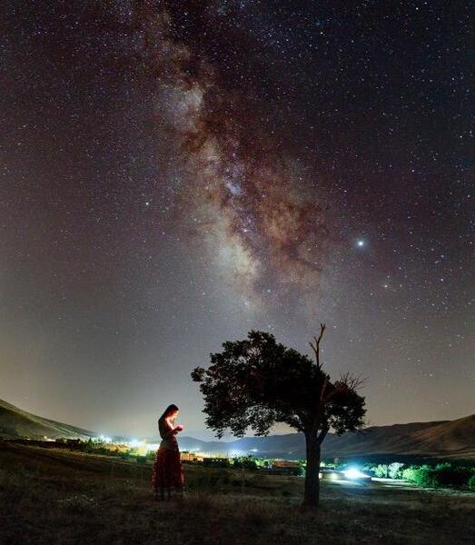 عکس شب پر ستاره برای پروفایل