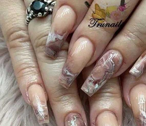 عکس طراحی ناخن گل رز