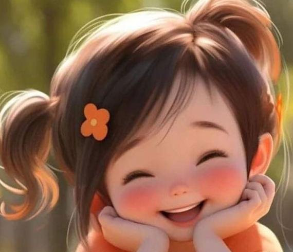 عکس پروف دختر خوشحال