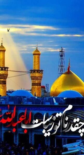 عکس حرم امام حسین بدون متن