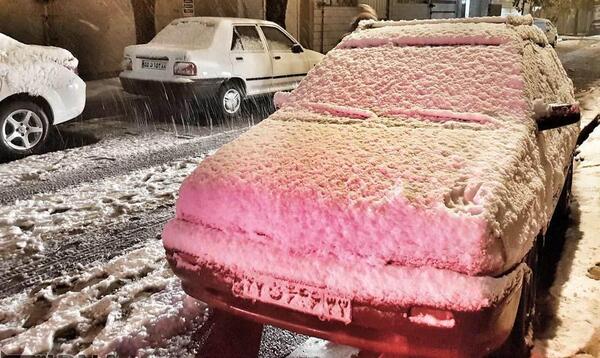 عکس برف کم