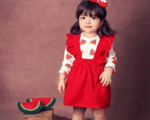 عکس ایده برای لباس بچه گانه یلدا