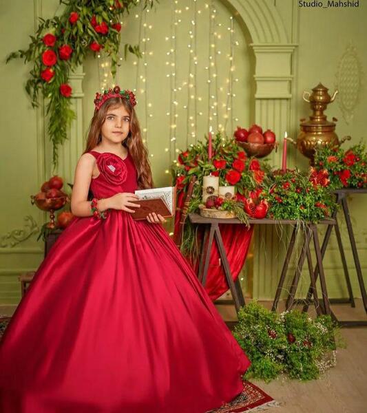 عکس ایده برای لباس بچه گانه یلدا