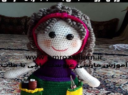 عکس عروسک بافتنی دخترانه