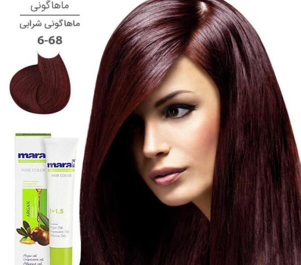عکس رنگ مو ماهاگونی