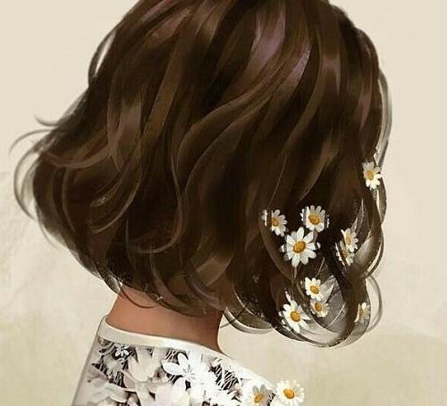 عکس پروف دختر مو کوتاه