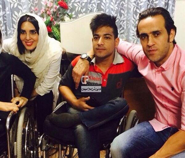 عکس تصاویر علی کریمی لیلا بلوکات