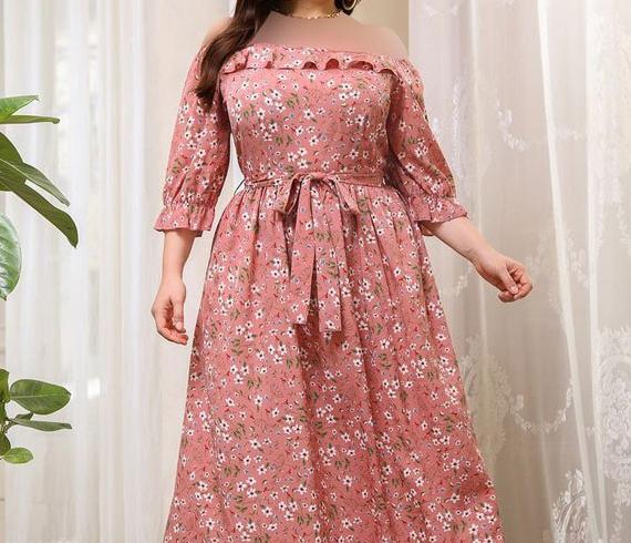 عکس لباس گلدار دخترانه